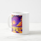 Omarm de Kosmische Draaikolk Koffiemok (Voorkant links)