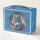 Omarm de Kosmische Howl Wolf (Achterkant)