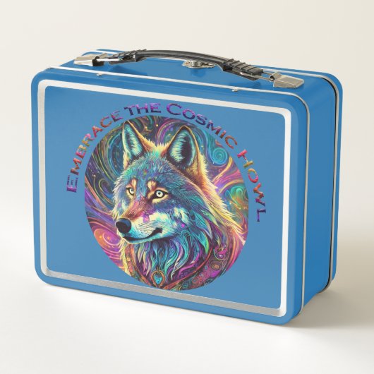 Omarm de Kosmische Howl Wolf (Achterkant)