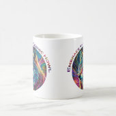 Omarm de Kosmische Howl Wolf Koffiemok (Center)