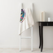 Omarm de Kosmische Howl Wolf Sherpa Deken (In situ)