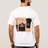 Omarm de kosmos met kosmisch geïnspireerd T-shirt  (Achterkant)