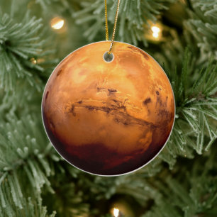 Omarm de Kosmos met Stijl: Mars Mystiek Keramisch Ornament
