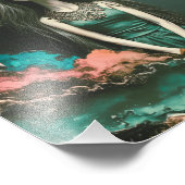 Omarm de kunst van Whimsy: een glimp van Jugend Foto Afdruk (Hoek)