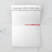 Omarm de liefde van een moeder" Wenskaart Kaart (Binnen)