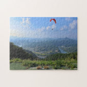 Omarm de lucht of rondingen van vrijheid legpuzzel (Horizontaal)