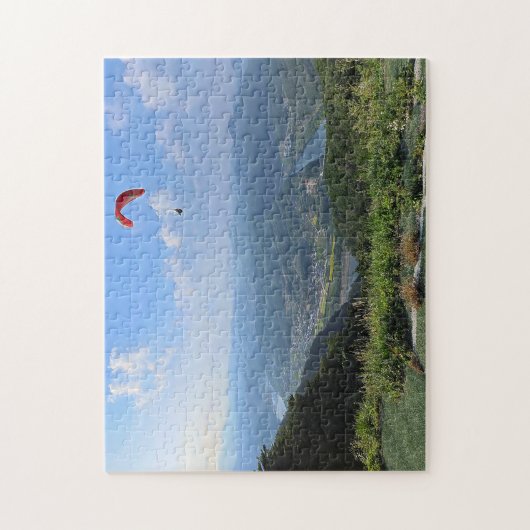 Omarm de lucht of rondingen van vrijheid legpuzzel (Verticaal)