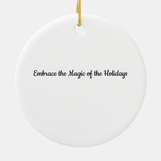Omarm de Magie Keramisch Ornament (Achterkant)