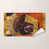 Omarm de majesteit van Nubische koninginnen Bad Handdoek (Handdoek)