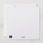 Omarm de nieuwe dageraad 2025 feestdagenkaart (Achterkant)