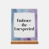 Omarm de onverwachte optie 2 acryl bord (Voorkant)