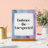 Omarm de onverwachte optie 2 acryl bord (Huwelijk)