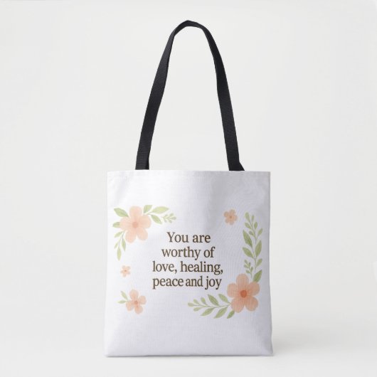 Omarm de reis Canvas tas (Voorkant)