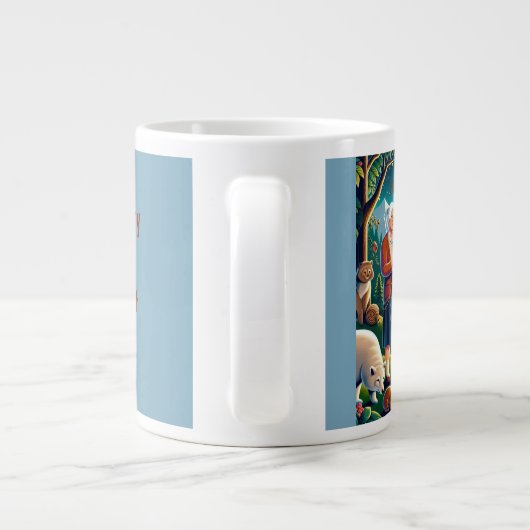 Omarm de reis: een tijdloos eerbetoon aan verouder grote koffiekop (Achterkant)