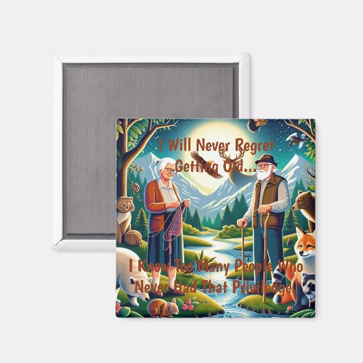 Omarm de reis: een tijdloos eerbetoon aan verouder magneet (Voorkant / Achterkant)