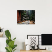 Omarm de Reis Foto Poster | Sequoia Bos (Thuiskantoor)