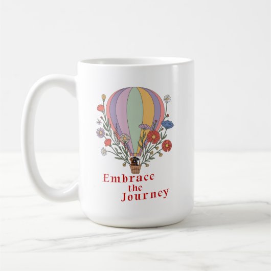 Omarm de reis koffiemok (Links)