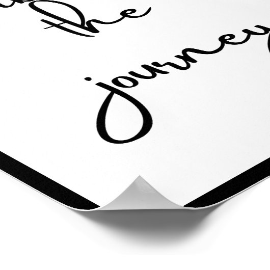 Omarm de reis, Quote Poster (Hoek)