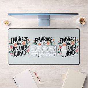 Omarm de reis vooruit Boho Floral Typography Bureaumat