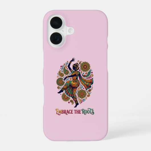 Omarm de Roots Dance iPhone 16 Hoesje (Achterkant)
