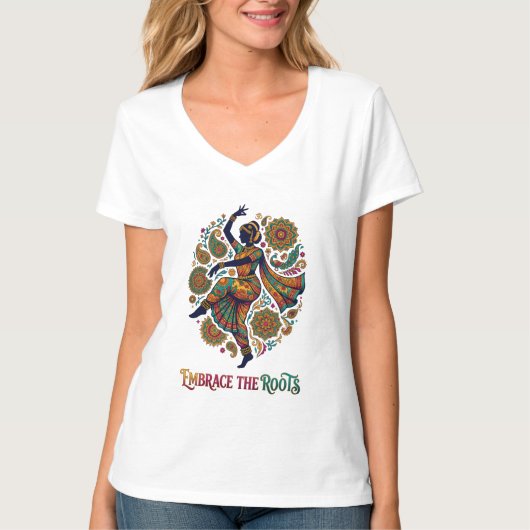 Omarm de Roots Dance T-shirt (Voorkant)