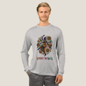 Omarm de Roots Dance Tri-Blend Shirt (Voorkant)