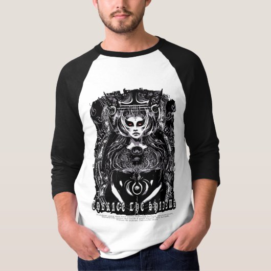 Omarm de schaduwen t-shirt (Voorkant)