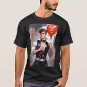 Omarm de schattigheid van ons knappe hunk T-shirt (Voorkant)
