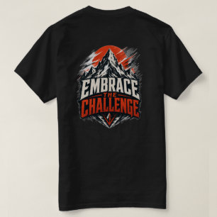 Omarm De Uitdaging Berg Grafische T-shirt
