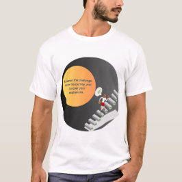 Omarm de uitdaging t-shirt