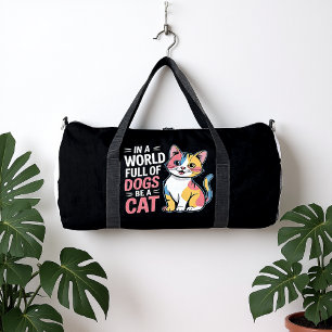 Omarm de unieke kattenindividualiteit plunjezak