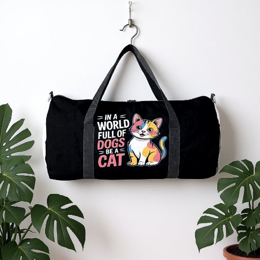Omarm de unieke kattenindividualiteit plunjezak