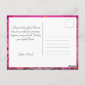 Omarm de vreugde: een Diwali-viering Briefkaart (Achterkant)