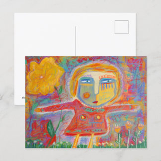 Omarm de wereld briefkaart