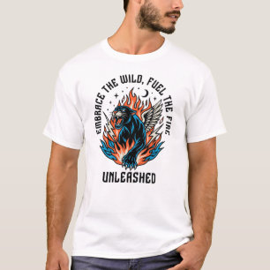 Omarm de Wilde Opkomst Uit Het Vuurkracht Beest T-shirt