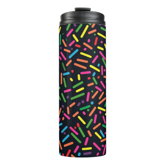 Omarm de zoetheid met onze Donut Sprinkles Thermosbeker (Voorkant)
