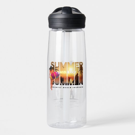 Omarm de zomer | 25oz waterfles (Voorkant)