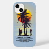 Omarm de zomer | Case-Mate iPhone case (Achterkant)