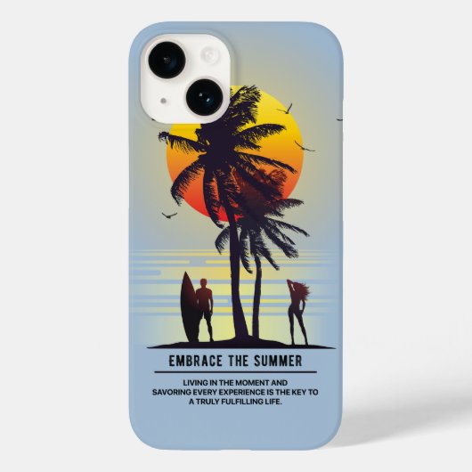 Omarm de zomer |  Case-Mate iPhone case (Achterkant)