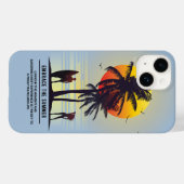 Omarm de zomer |  Case-Mate iPhone case (Achterkant (horizontaal))