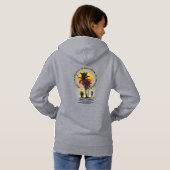 Omarm de zomer | Dames Hoodie (Achterkant volledig)