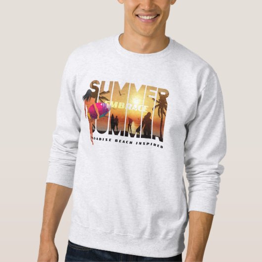 Omarm de zomer | Heren Trui (Voorkant)