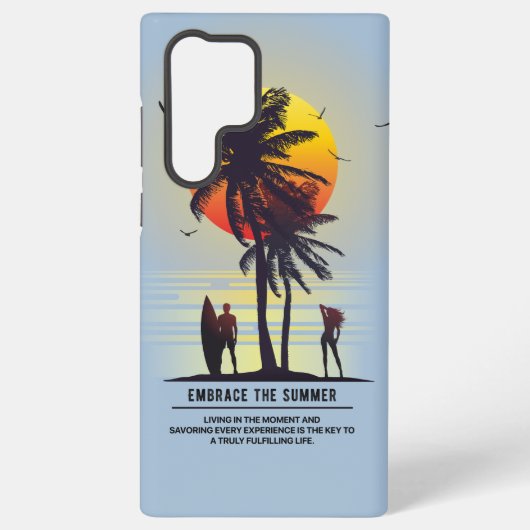 Omarm de zomer | samsung galaxy hoesje (Achterkant)