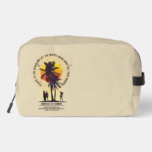 Omarm de zomer | toilettasje (Achterkant)