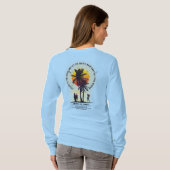 Omarm de zomer | Vrouwen met lange mouwen T-shirt (Achterkant volledig)