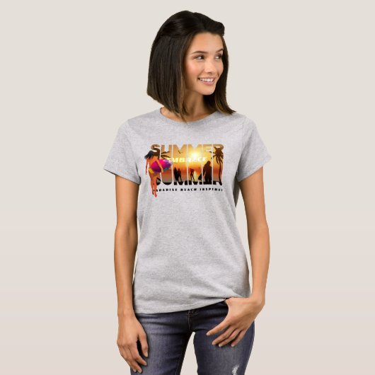 Omarm de zomer | Vrouwen T-shirt (Voorkant volledig)