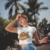 Omarm de zon: het leven is beter in de zomer! t-shirt