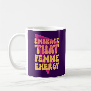 Omarm die femme-energie Klassieke mok