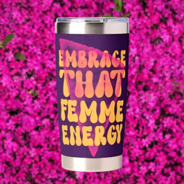 Omarm die femme energie thermische tuimelaar geïsoleerde drinkbeker