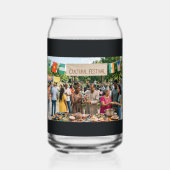 Omarm Diversiteit Blikvorm Glas (Voorkant)